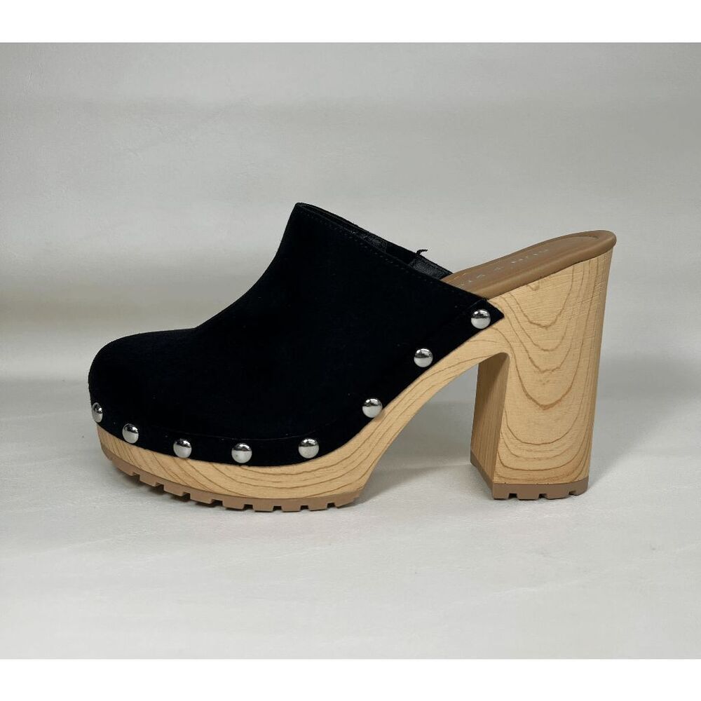 Sun + Stone Women's Taanya Clog Slip-On Mules - Black Mc 9M